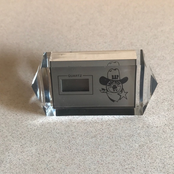 LCD Quartz Crystal Clock Shoprite - Picture 2 of 5